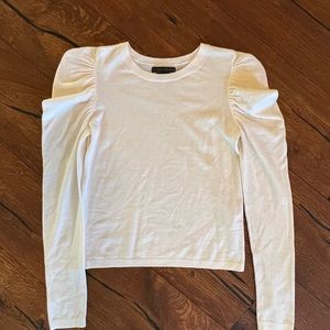 Alice and Olivia lightweight puff sleeve sweater